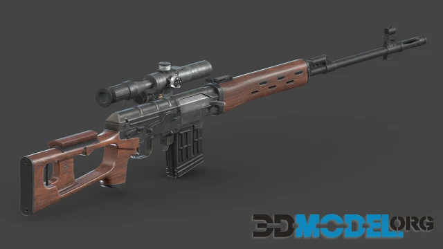 Dragunov Sniper Rifle PBR