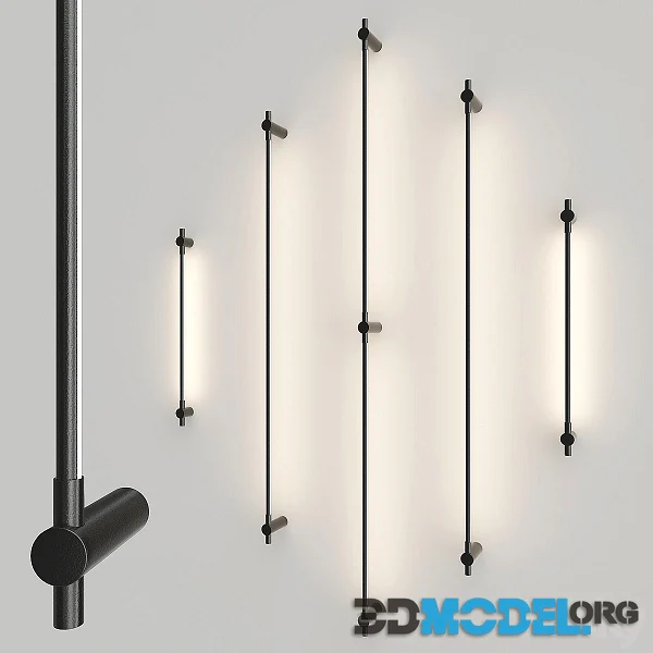 Thin Single & Double Wall Lamps by Juniper