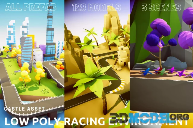 Low Poly Racing Environment