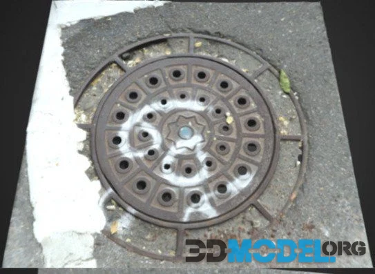 Manhole cover 05 PBR