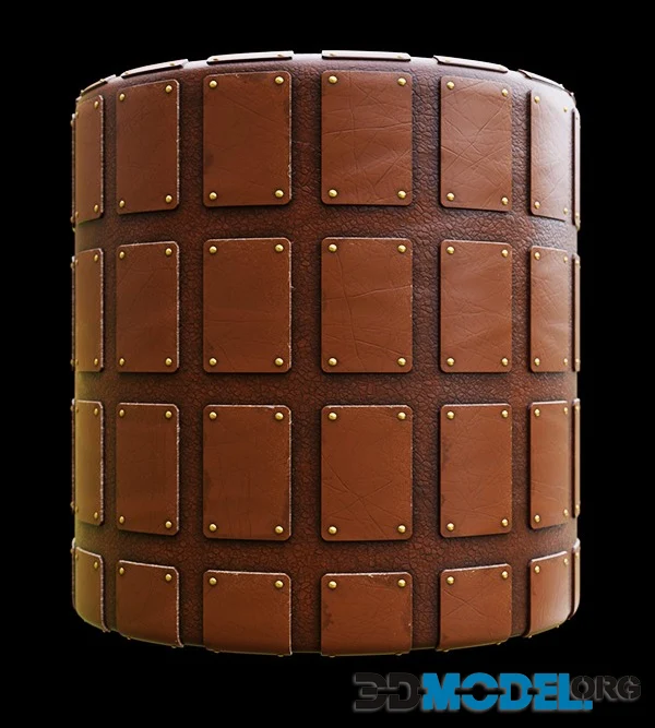 PBR Texture Leather Armor 001 4K   Material 1789.webp