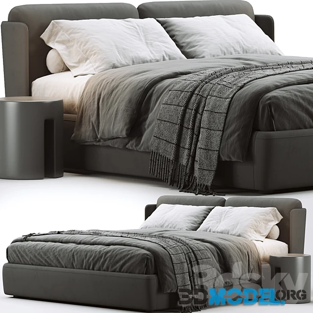 Meridiani Kira Bed with table