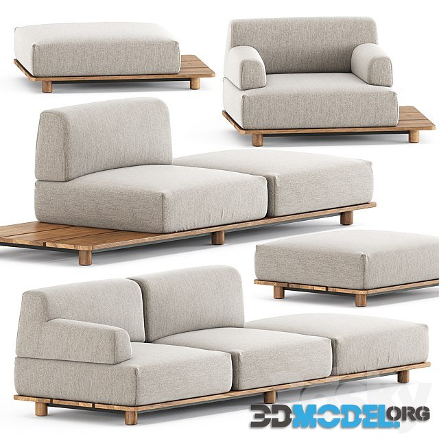 Palco Sofa by Kristalia (Module Set 1)