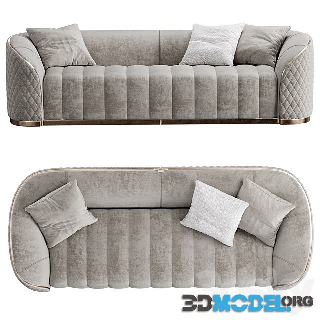 3D Model – Modular sofa CASSONI PIERRE