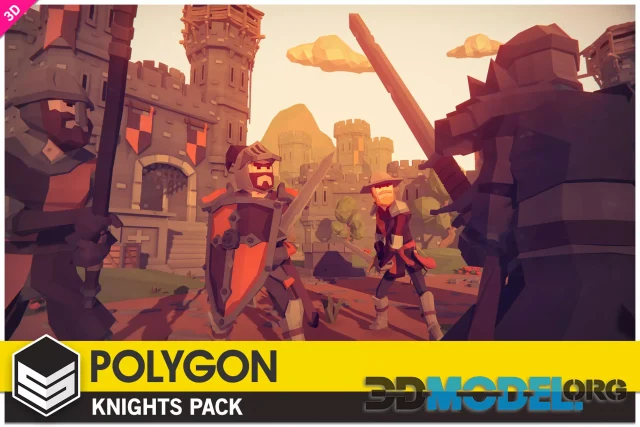 POLYGON Knights - Low Poly 3D Art by Synty