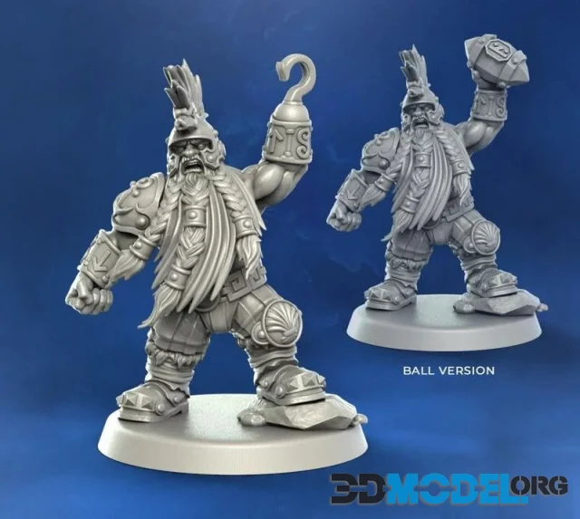 Punga Miniatures – Dwarf Slayer 1 – Sculpture