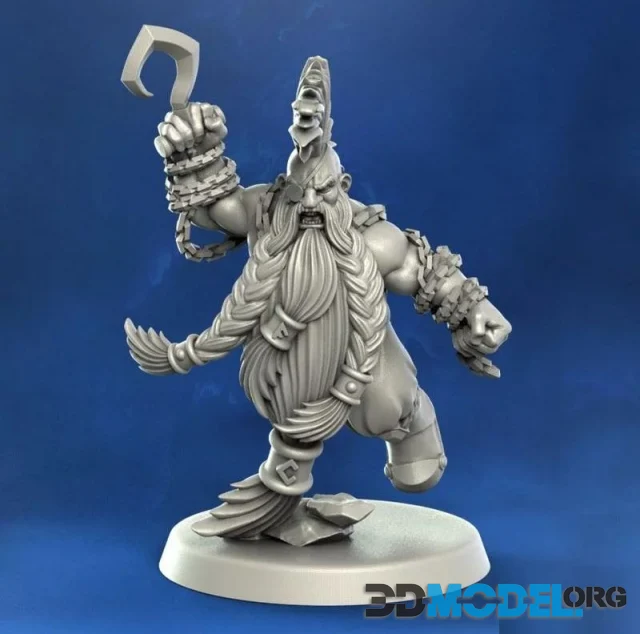 Punga Miniatures – Dwarf Slayer 2 – Printable