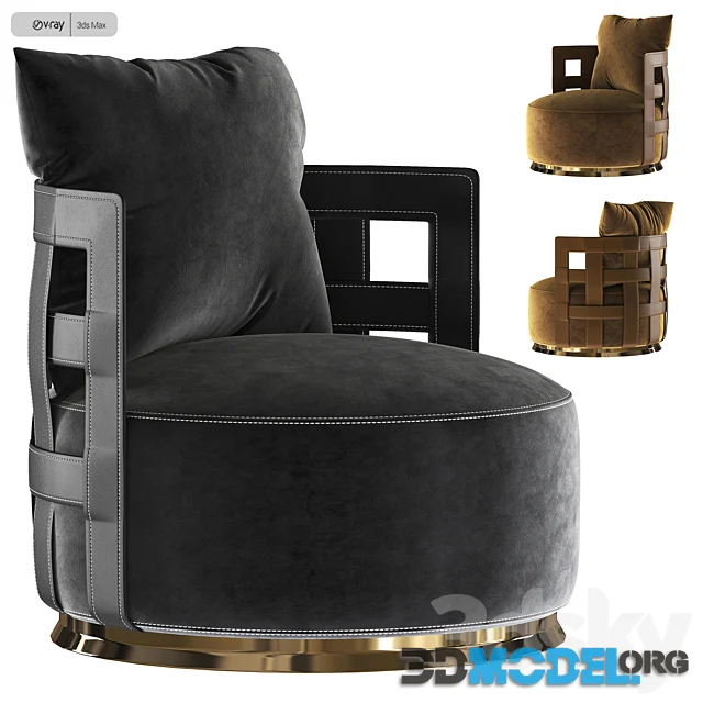 Braid Armchair by Rugiano