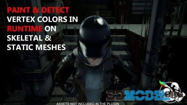Runtime Vertex Color Paint & Detection Plugin