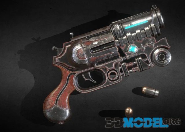 Steampunk Gun PBR