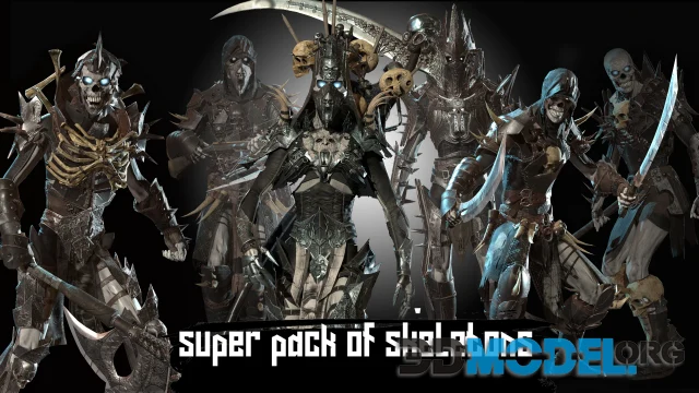 Super pack of skeletons