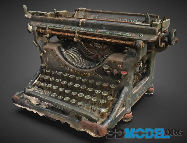 Underwood Old Typewriter PBR