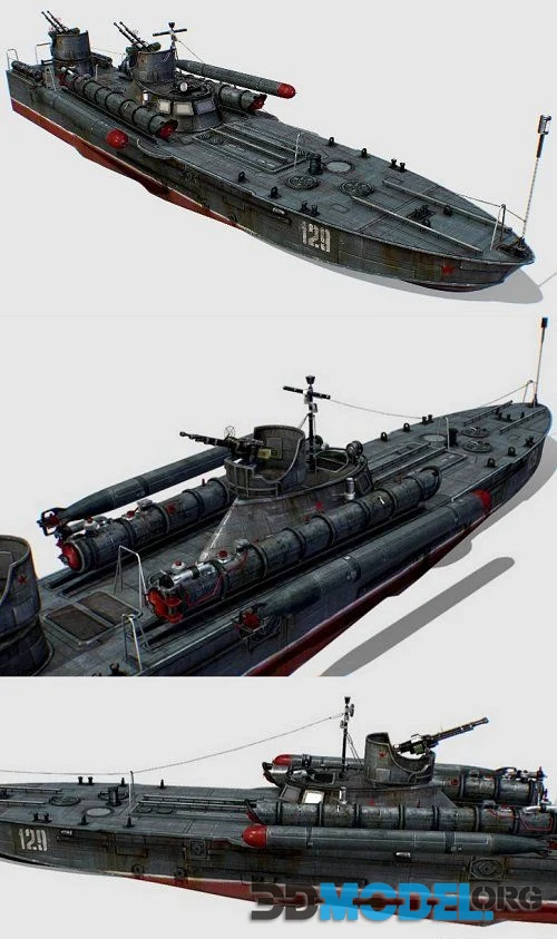 USSR torpedo boat project 123 BIS Komsomolets PBR