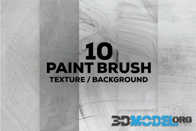 10 Paint Brush Texture Background