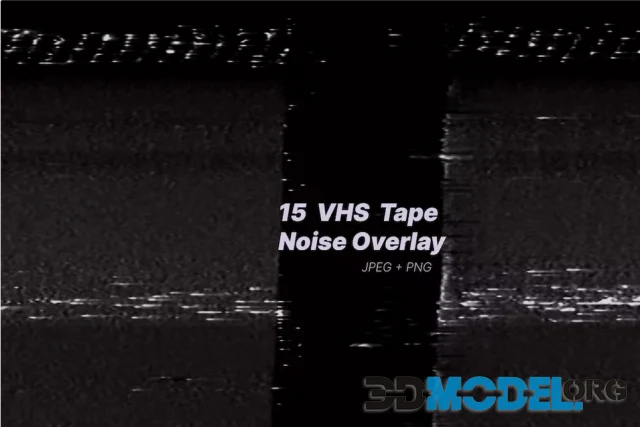 15 VHS Tape Noise Overlays