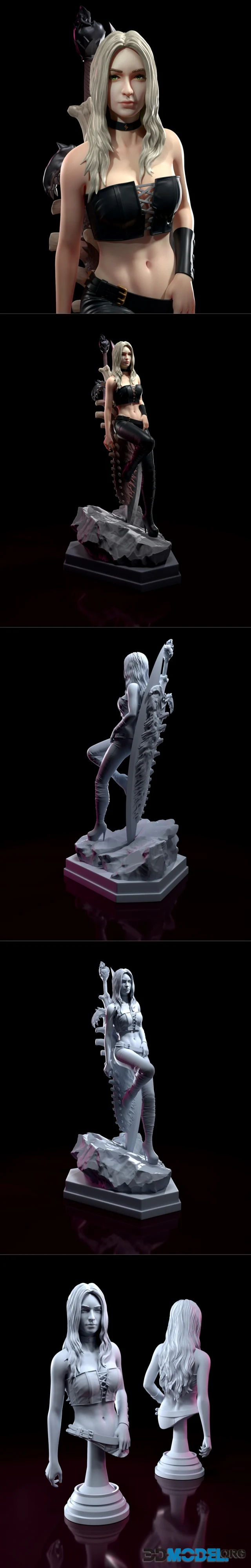 Lady Devil May Cry 3 - STL 3D print files