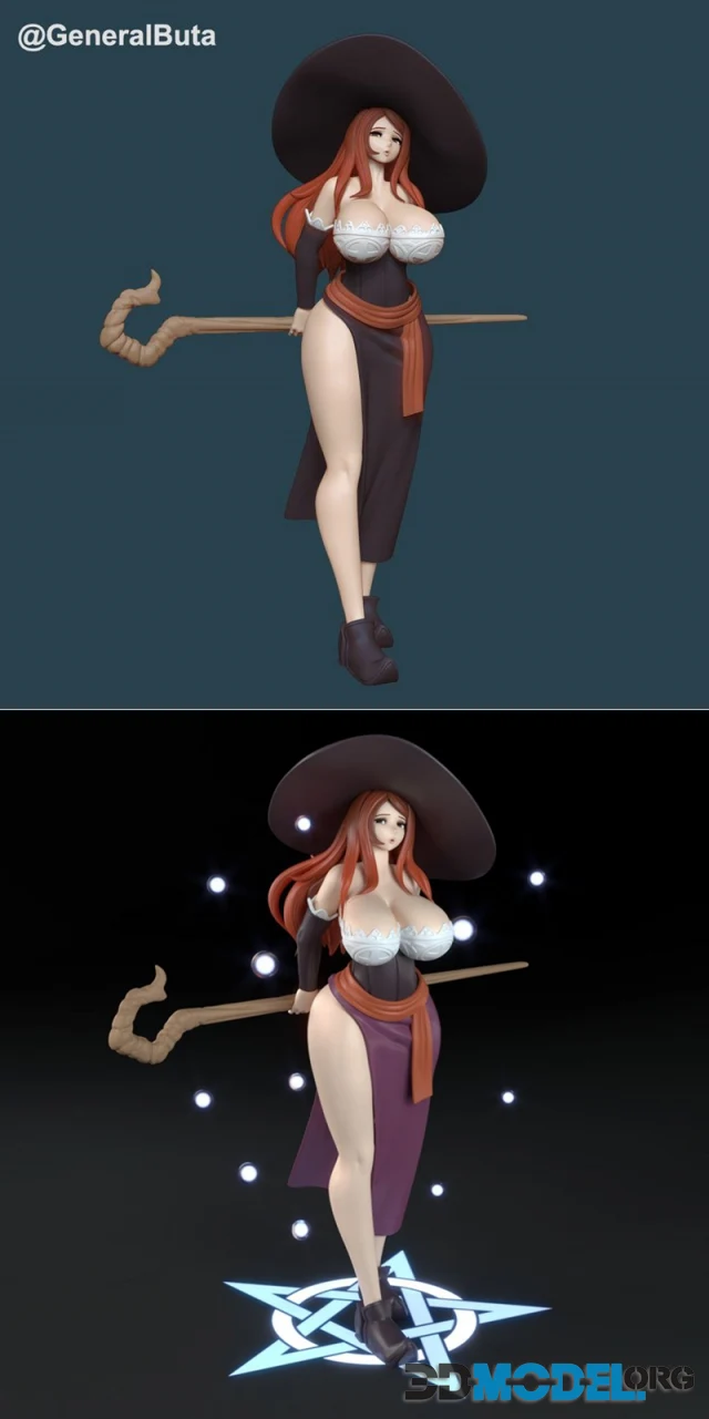 Sorceress - General buta – Printable