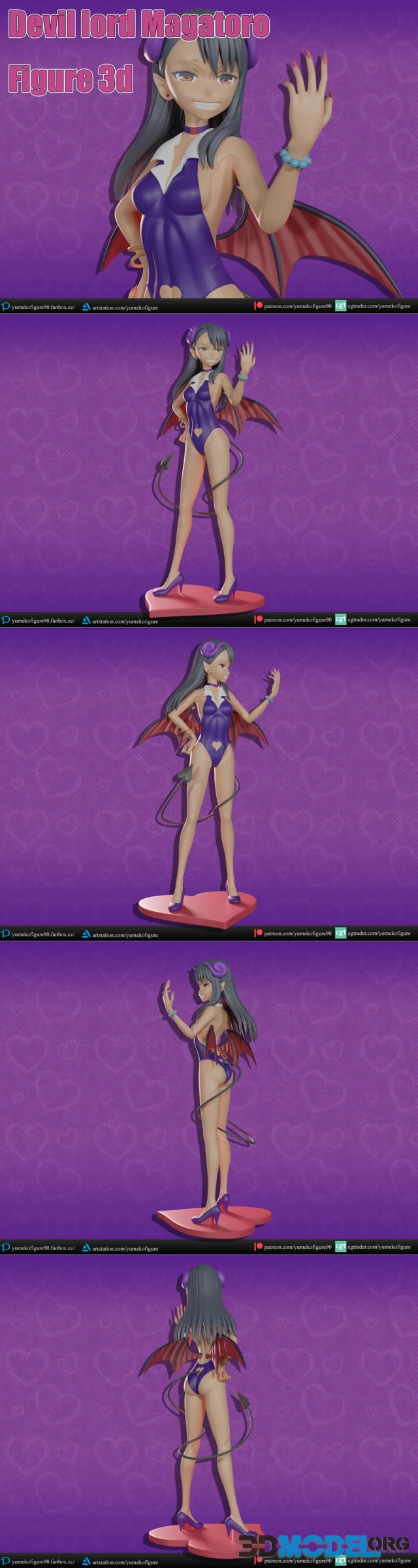 Devil lord Magatoro figure – Printable