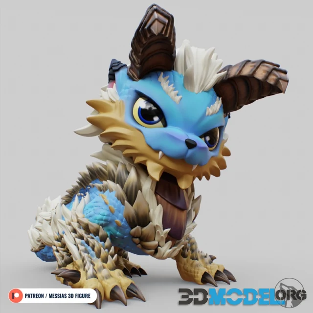 Chibi Zinogre – Printable