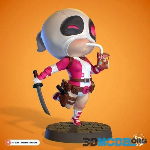 Chibi Gwenpool – Printable