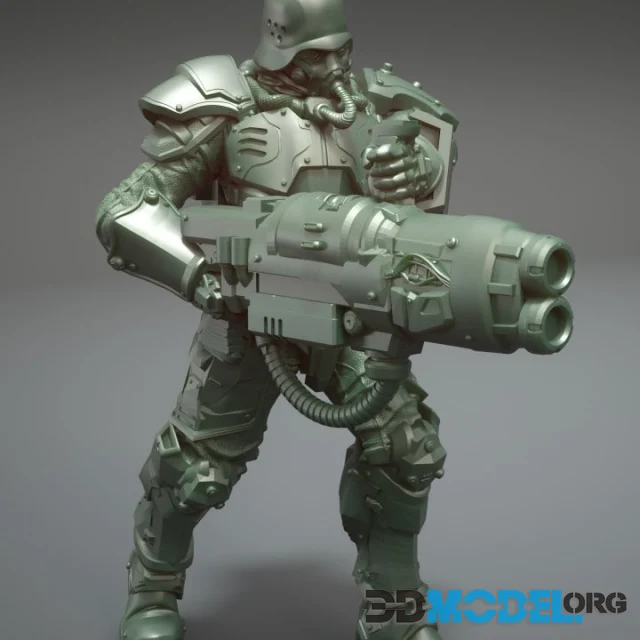 Wolf Pack Heavy Weapons Unit – Printable