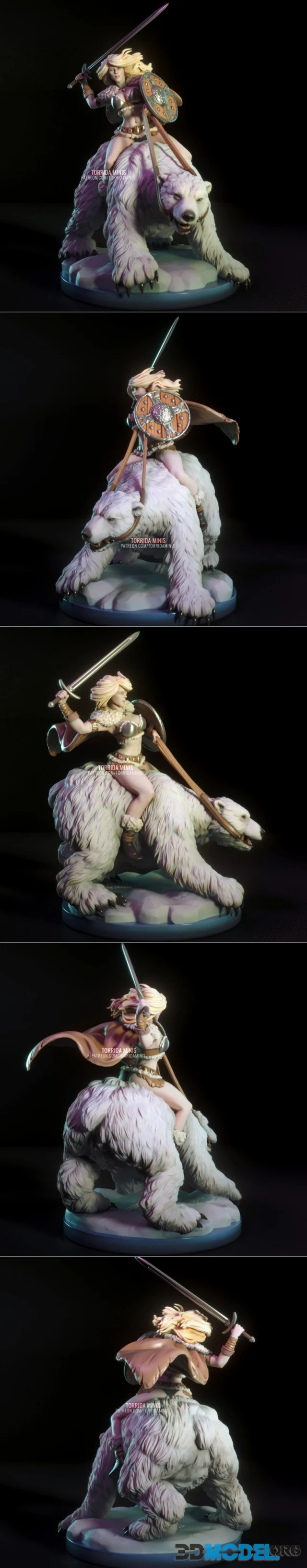 Hilde the Barbarian - Torrida Minis – Printable