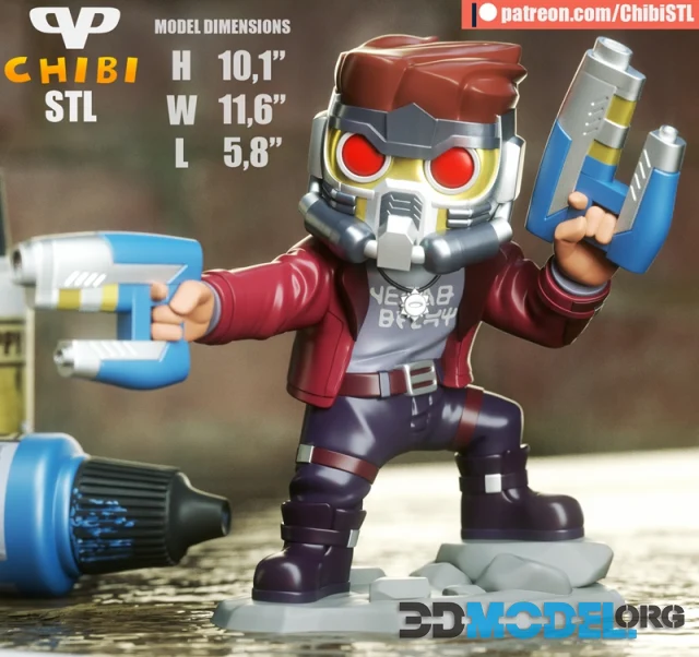 Star-Lord Chibi – Printable