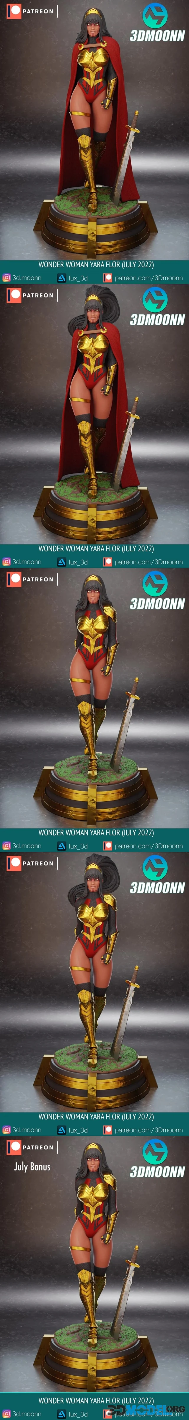 Wonder Woman Yara Flor - 3Dmoonn – Printable