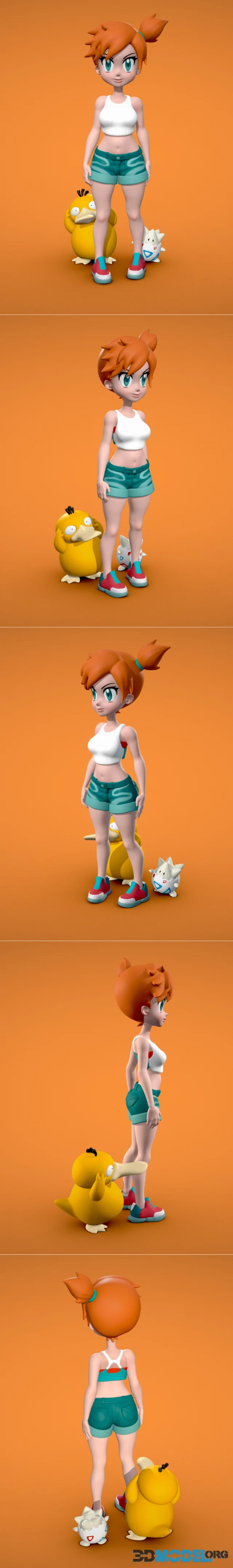 Misty - Psyduck - Togepi – Printable