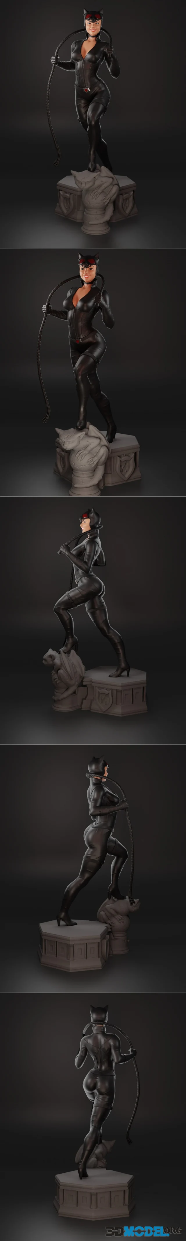 3d Model Catwoman And Nsfw Version Printable