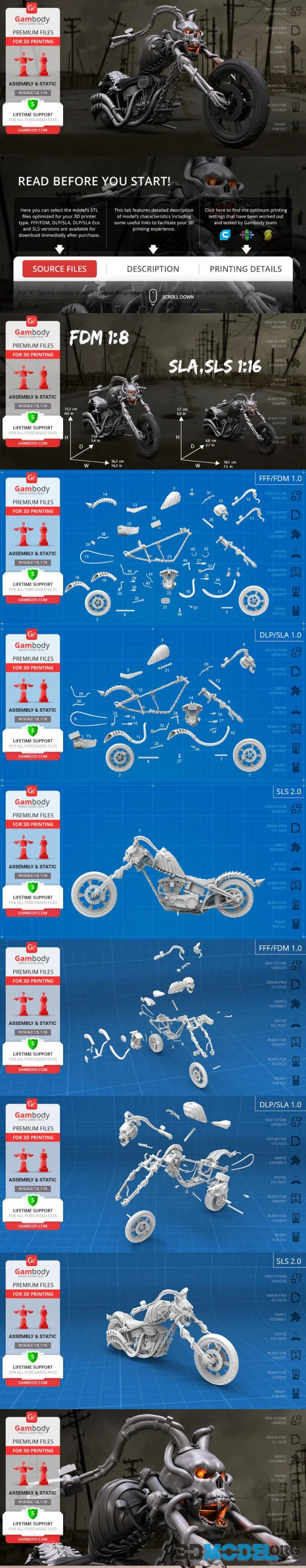 Devil Chopper 3D Printing Model