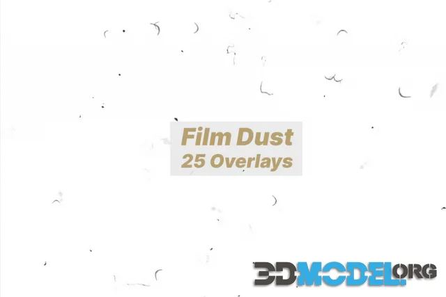 25 Old Film Dust, Hair, Scratches for Overlay