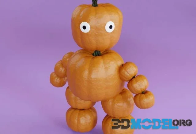 3D Pumpkin (PBR)