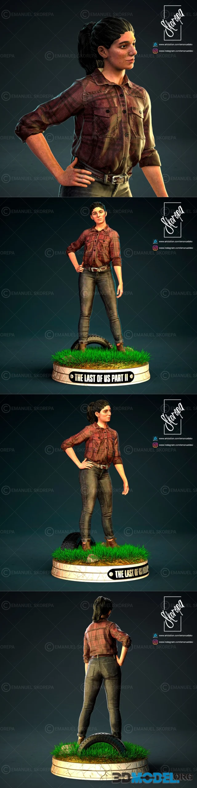 Dina - The Last of Us Part 2 – Printable