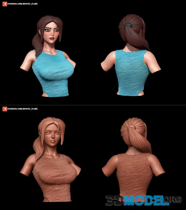 Lara Croft Bust – Printable