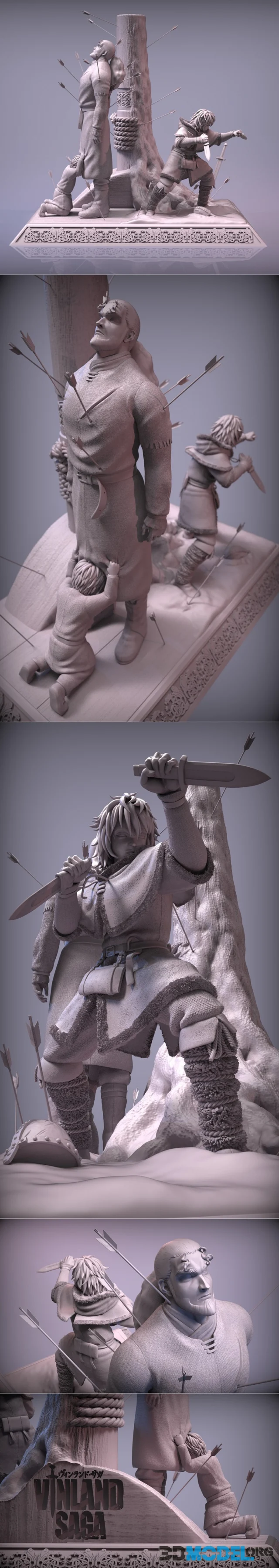 Death of Thors Viland saga fan art – Printable