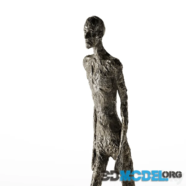 3D Model – Sculpture Walking Man by Alberto Giacometti