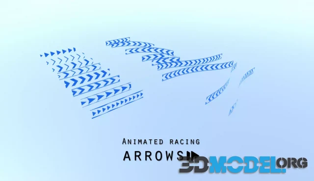 Animated racing arrows
