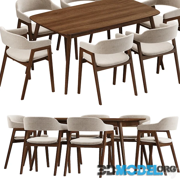 Article Savis Dining Table and chair
