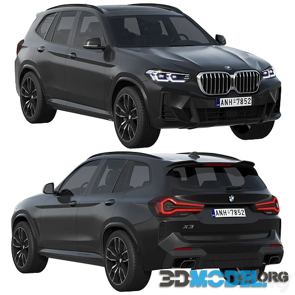 BMW X3 2022 Hi-Poly