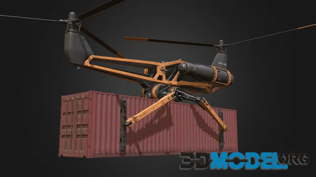 Cargo Drone 2 (PBR)