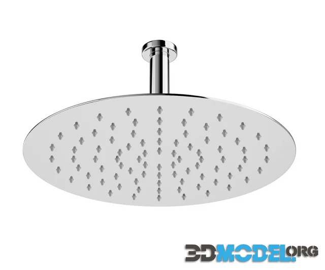 Ceiling Flat Round Rain Shower Head Collection by Laufen