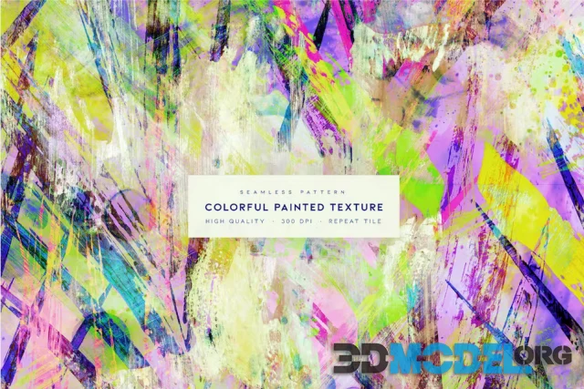 Colorful Painted Texture