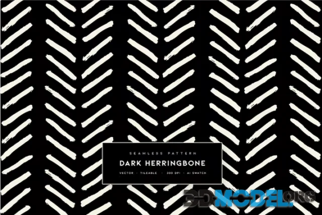Dark Herringbone