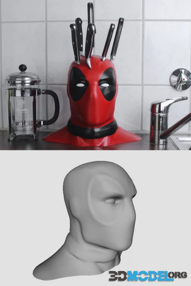 Deadpool Head Bust
