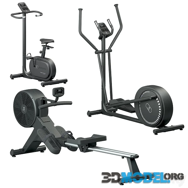 Set of Fitness Equipment Clear Fit
