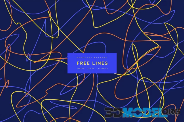 Free Lines (Seamless Pattern)