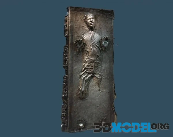 Han Solo in Carbonite 3D Scan PBR