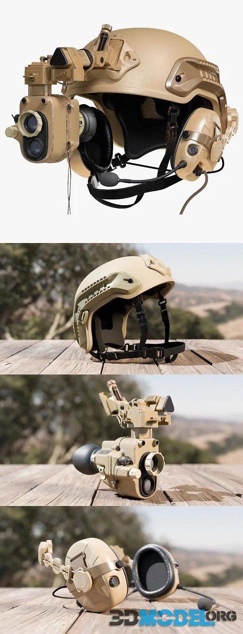 Helmet night vision goggles PBR