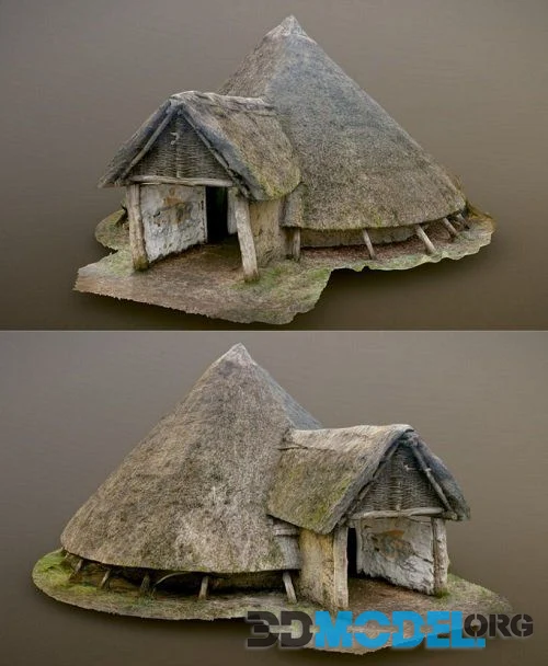 Iron Age Roundhouse Reconstruction PBR